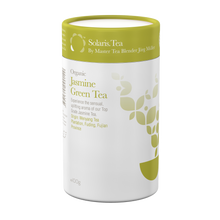 Laden Sie das Bild in den Galerie-Viewer, BIO Jasmin Grüntee Zylinder, lose Blätter 100g