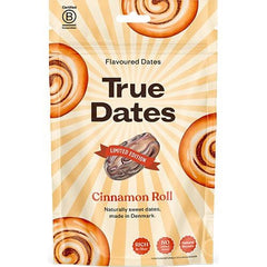 True Dates - CINNAMON ROLL | natürlich aromatisierte Datteln | Zimtschnecke | 100 g
