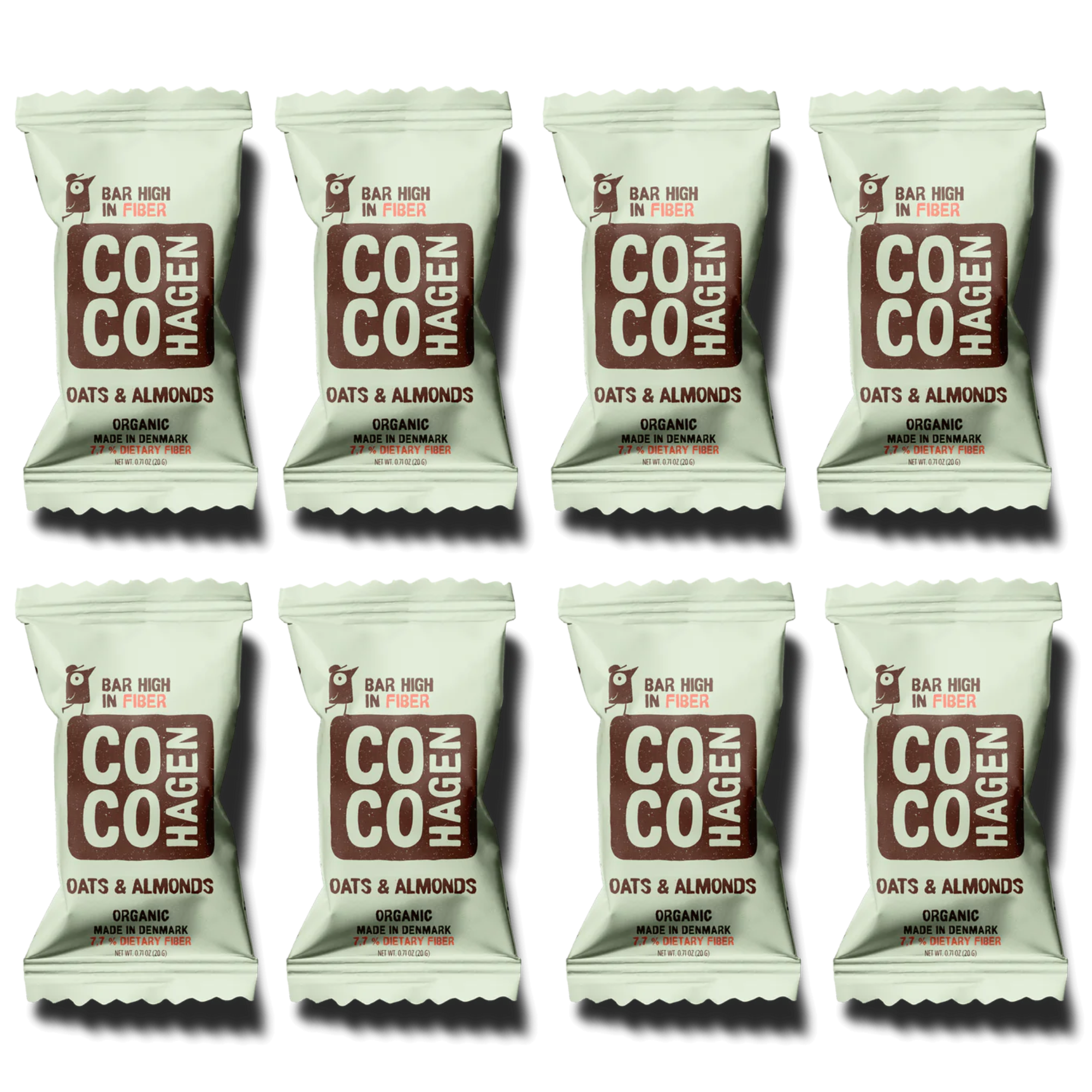 Cocohagen Organic Date Bite: Bio Hafer & Mandeln, 8 x 20g