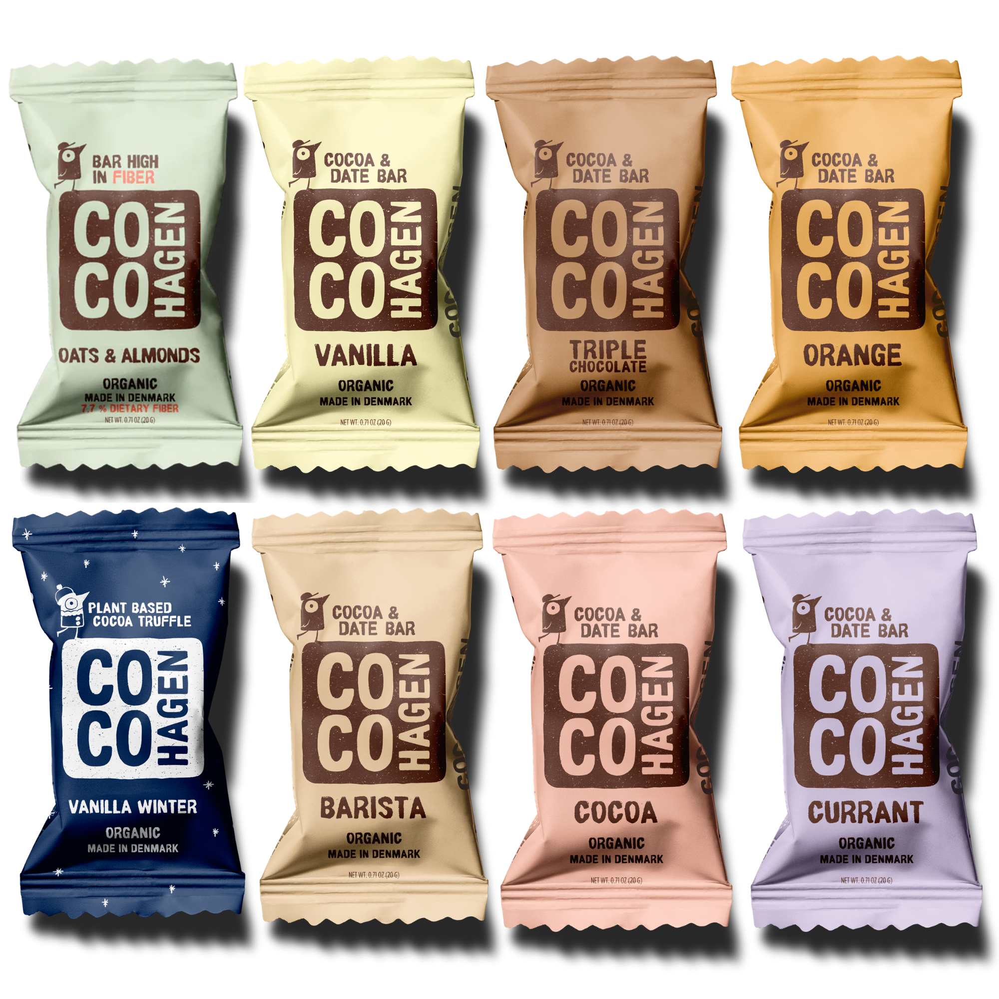 Cocohagen Bio Dattel Bites – 8 Sorten, 100 % natürliche Zutaten, ohne Zuckerzusatz, Vegan