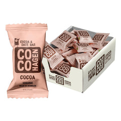 Cocohagen Organic Dattelbissen: Bio Cocoa, 25 x 20g Karton offen