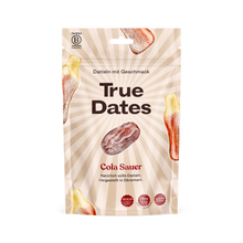 Laden Sie das Bild in den Galerie-Viewer, True Dates - Probierset 4 Sorten | Sour Cola, Sweet Peach, Creamy Peanut Butter, Cookie Dough | natürlich aromatisierte Datteln | 4x100 g