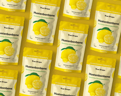 Viele True Drops Mentholbonbons Packungen in Vorderansicht