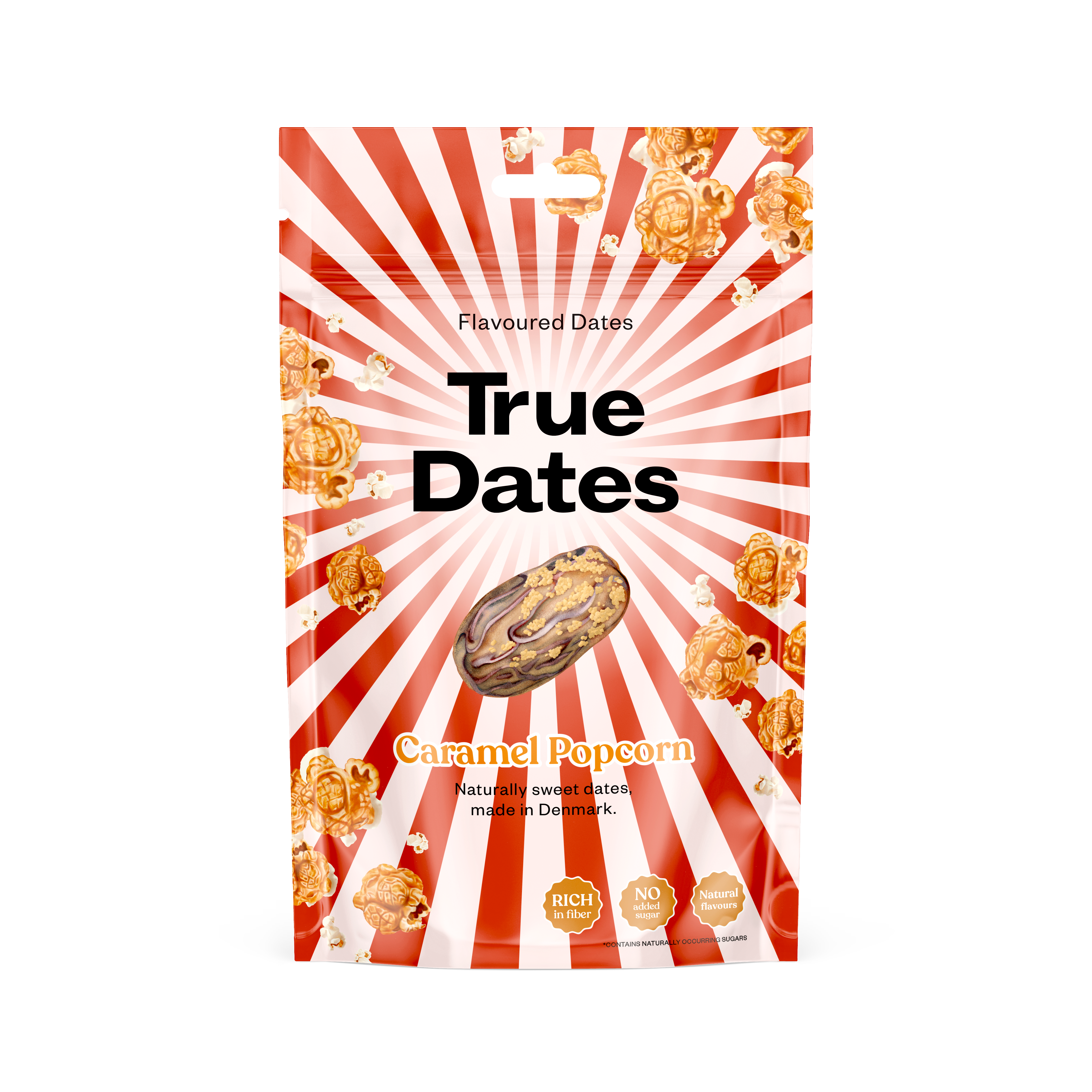 True Dates Aromatisierte Datteln 100 g – gesündere Süßigkeiten Alternative mit innovativen Candy & Dessert Geschmacksrichtungen – vegan & ohne Zuckerzusatz – Cola, Peach, Apple, Watermelon, Cookie, Cinnamon, Peanut Butter, Pistachio, Popcorn