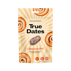 True Dates Aromatisierte Datteln 100 g – gesündere Süßigkeiten Alternative mit innovativen Candy & Dessert Geschmacksrichtungen – vegan & ohne Zuckerzusatz – Cola, Peach, Apple, Watermelon, Cookie, Cinnamon, Peanut Butter, Pistachio, Popcorn