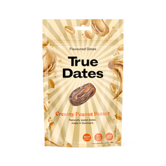 True Dates Aromatisierte Datteln 100 g – gesündere Süßigkeiten Alternative mit innovativen Candy & Dessert Geschmacksrichtungen – vegan & ohne Zuckerzusatz – Cola, Peach, Apple, Watermelon, Cookie, Cinnamon, Peanut Butter, Pistachio, Popcorn