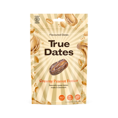 True Dates Aromatisierte Datteln 100 g – gesündere Süßigkeiten Alternative mit innovativen Candy & Dessert Geschmacksrichtungen – vegan & ohne Zuckerzusatz – Cola, Peach, Apple, Watermelon, Cookie, Cinnamon, Peanut Butter, Pistachio, Popcorn