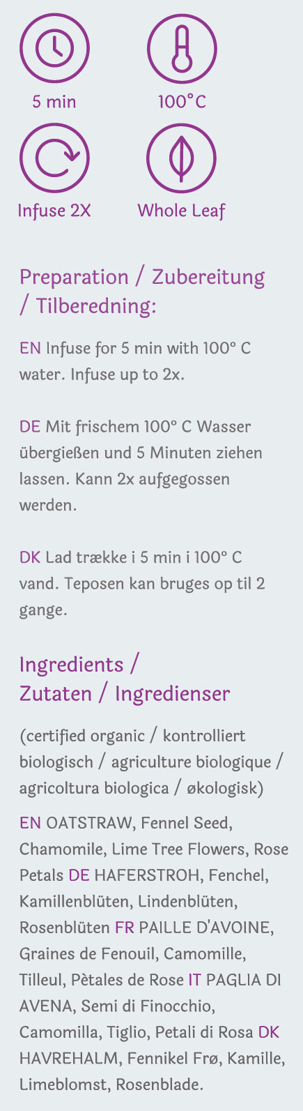 Solaris.Tea - Night Bloom - Soothe & Relax | Biologisch abbaubare Pyramiden-Teebeutel, 15x2g BIO