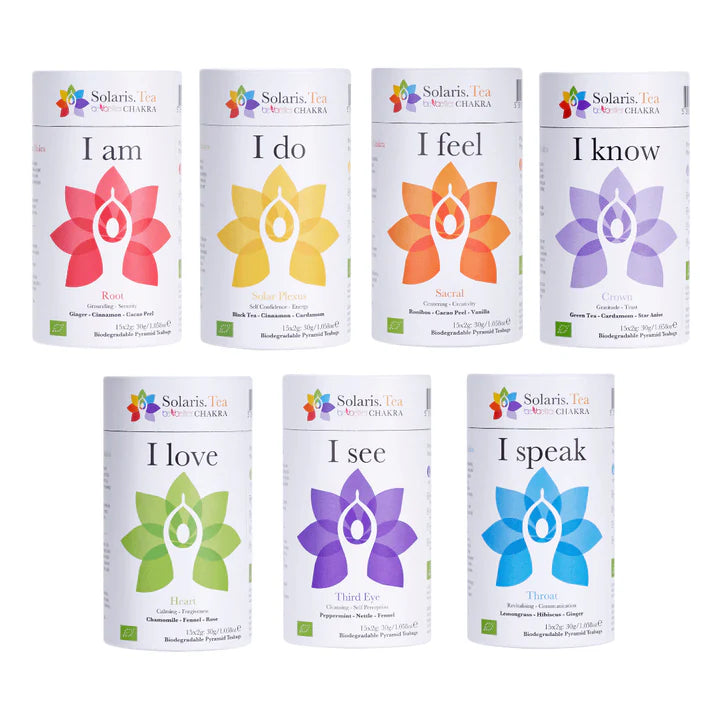 BE BETTER CHAKRA - GESCHENKSET: 7x BIO Tees by Kerstin Linnartz, blended by Solaris Tea