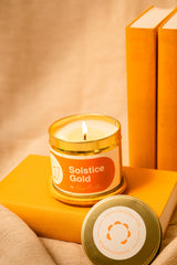‘SOLSTICE GOLD’ by Karin Müller - Aromatherapie Kerze