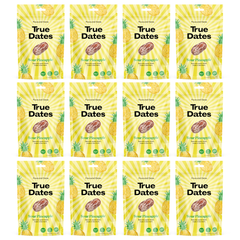 True Dates Aromatisierte Datteln 12 x 100 g – innovativen Candy & Dessert Aromen – gesündere Süßigkeiten Alternative – vegan & ohne Zuckerzusatz