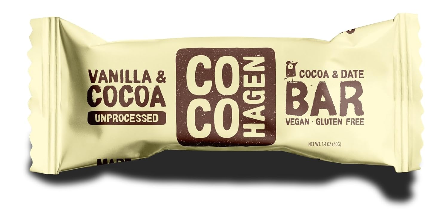Cocohagen Dattel Riegel: Bio Vanille & Cocoa verpackt