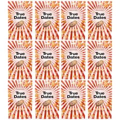 True Dates Aromatisierte Datteln 12 x 100 g – innovativen Candy & Dessert Aromen – gesündere Süßigkeiten Alternative – vegan & ohne Zuckerzusatz