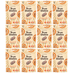 True Dates Aromatisierte Datteln 12 x 100 g – innovativen Candy & Dessert Aromen – gesündere Süßigkeiten Alternative – vegan & ohne Zuckerzusatz
