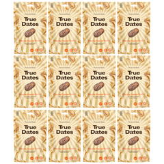True Dates Aromatisierte Datteln 12 x 100 g – innovativen Candy & Dessert Aromen – gesündere Süßigkeiten Alternative – vegan & ohne Zuckerzusatz
