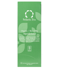 NEU!! BIO Mountain Herbs 40x1,5g biologisch abbaubare, genähte Teebeutel