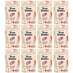 True Dates Aromatisierte Datteln 12 x 100 g – innovativen Candy & Dessert Aromen – gesündere Süßigkeiten Alternative – vegan & ohne Zuckerzusatz