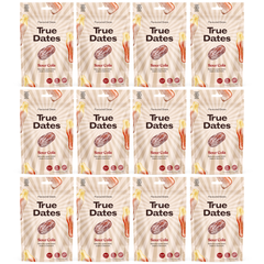 True Dates Aromatisierte Datteln 12 x 100 g – innovativen Candy & Dessert Aromen – gesündere Süßigkeiten Alternative – vegan & ohne Zuckerzusatz