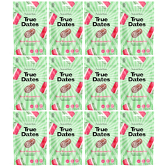 True Dates Aromatisierte Datteln 12 x 100 g – innovativen Candy & Dessert Aromen – gesündere Süßigkeiten Alternative – vegan & ohne Zuckerzusatz