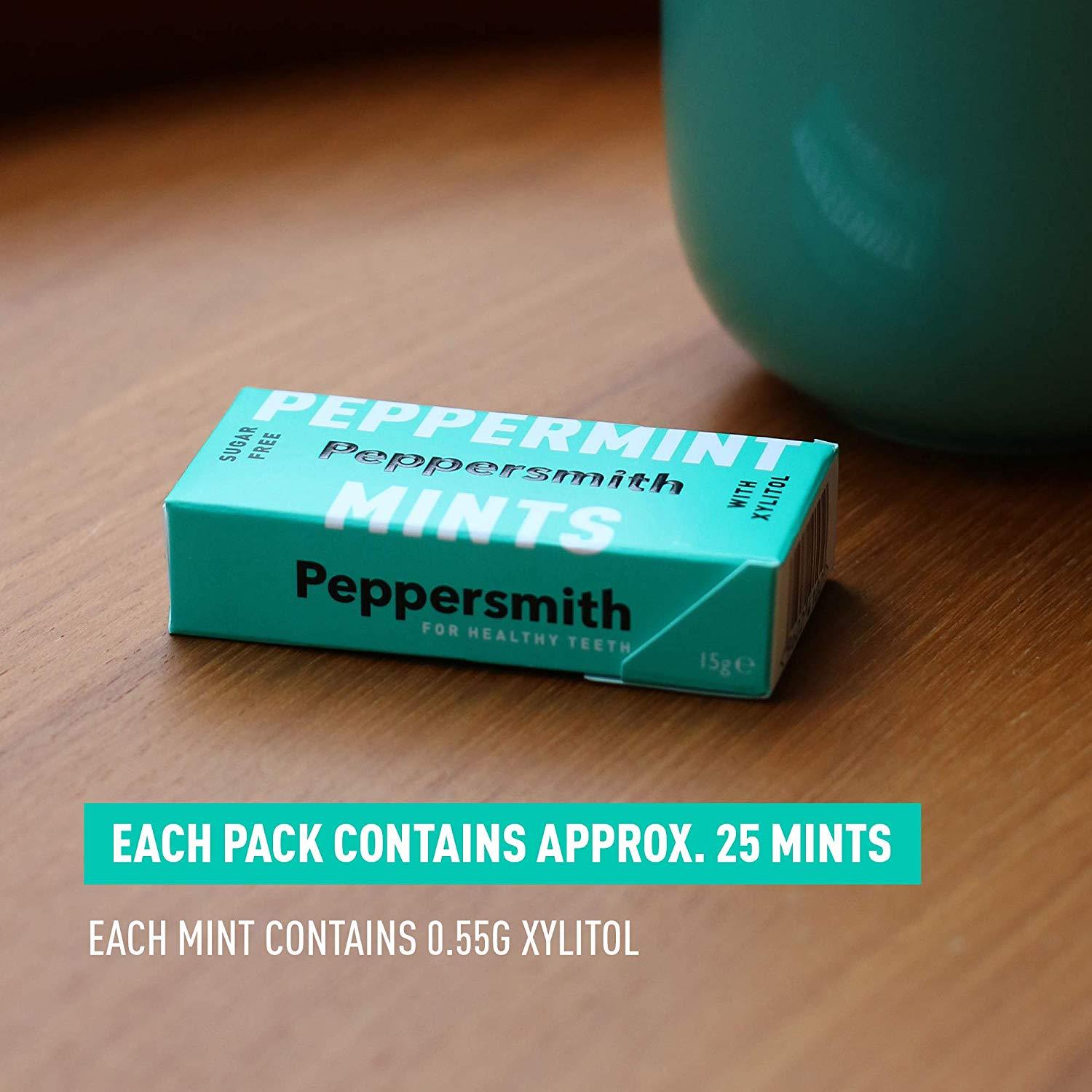 Peppersmith 100% Xylitol Mints - Pfefferminze