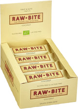 Laden Sie das Bild in den Galerie-Viewer, Raw Bite Bio Rohkost Riegel Coconut, 12 x 50 g