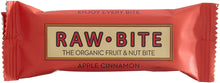 Laden Sie das Bild in den Galerie-Viewer, Raw Bite Bio Rohkost Riegel Apple Cinnamon, 12 x 50 g