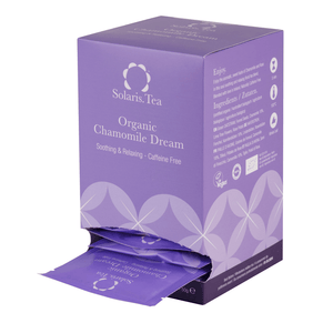 Chamomile Dream Org. Enveloped Pyramid Teabags, 25x2g - Solaris Tea