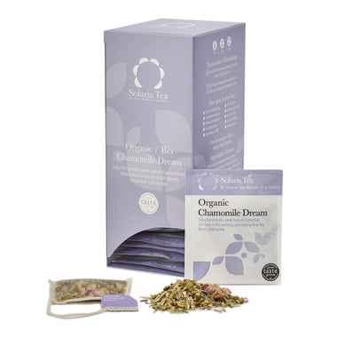 Solaris BIO Chamomile Dream Tee 40x1,5g Packung, genähter Teebeutel, loser Tee, Teekuvert 