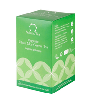 Laden Sie das Bild in den Galerie-Viewer, Chun Mee Green Tea Org. Enveloped Pyramid Teabags, 25x2g - Solaris Tea