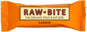 Raw Bite Bio Rohkost Riegel Cashew, 12 x 50 g