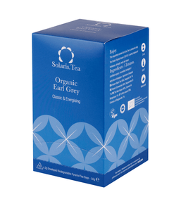 Earl Grey Org. Enveloped Pyramid Teabags, 25x2g - Solaris Tea