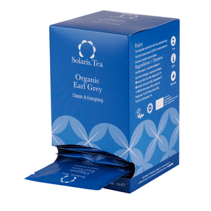 Earl Grey Org. Enveloped Pyramid Teabags, 25x2g - Solaris Tea