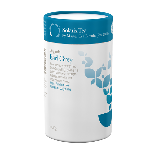 BIO Earl Grey Darjeeling Schwarztee Zylinder 100g