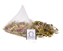 Laden Sie das Bild in den Galerie-Viewer, Solaris.Tea - Fresh Bloom - Soothe &amp; Relax | Biologisch abbaubare Pyramiden-Teebeutel, 15x2g BIO