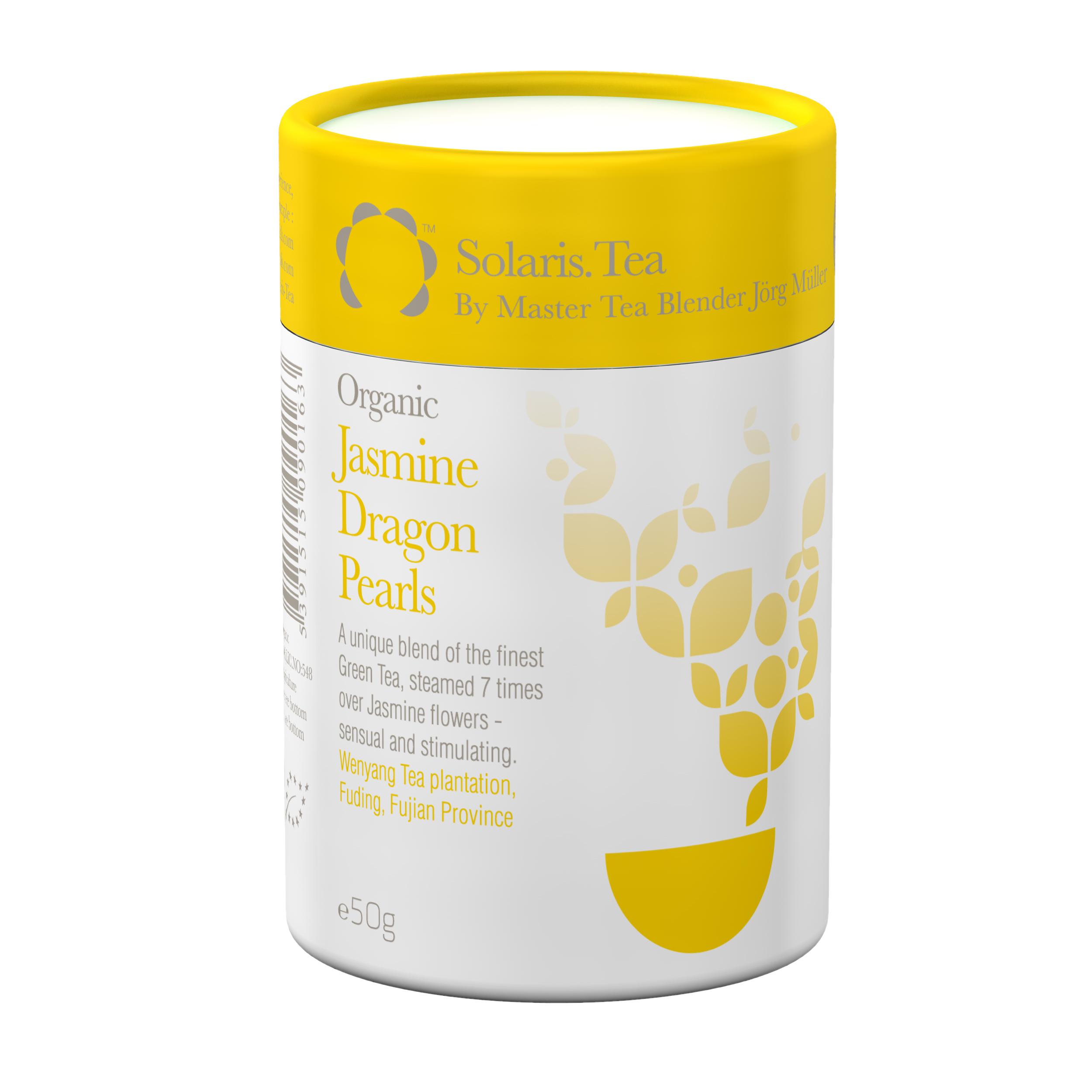 BIO Jasmin Drachenperlen Zylinder, lose Blätter 50g