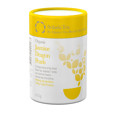 BIO Jasmin Drachenperlen Zylinder, lose Blätter 50g