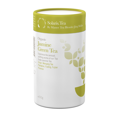 BIO Jasmin Grüntee Zylinder, lose Blätter 100g