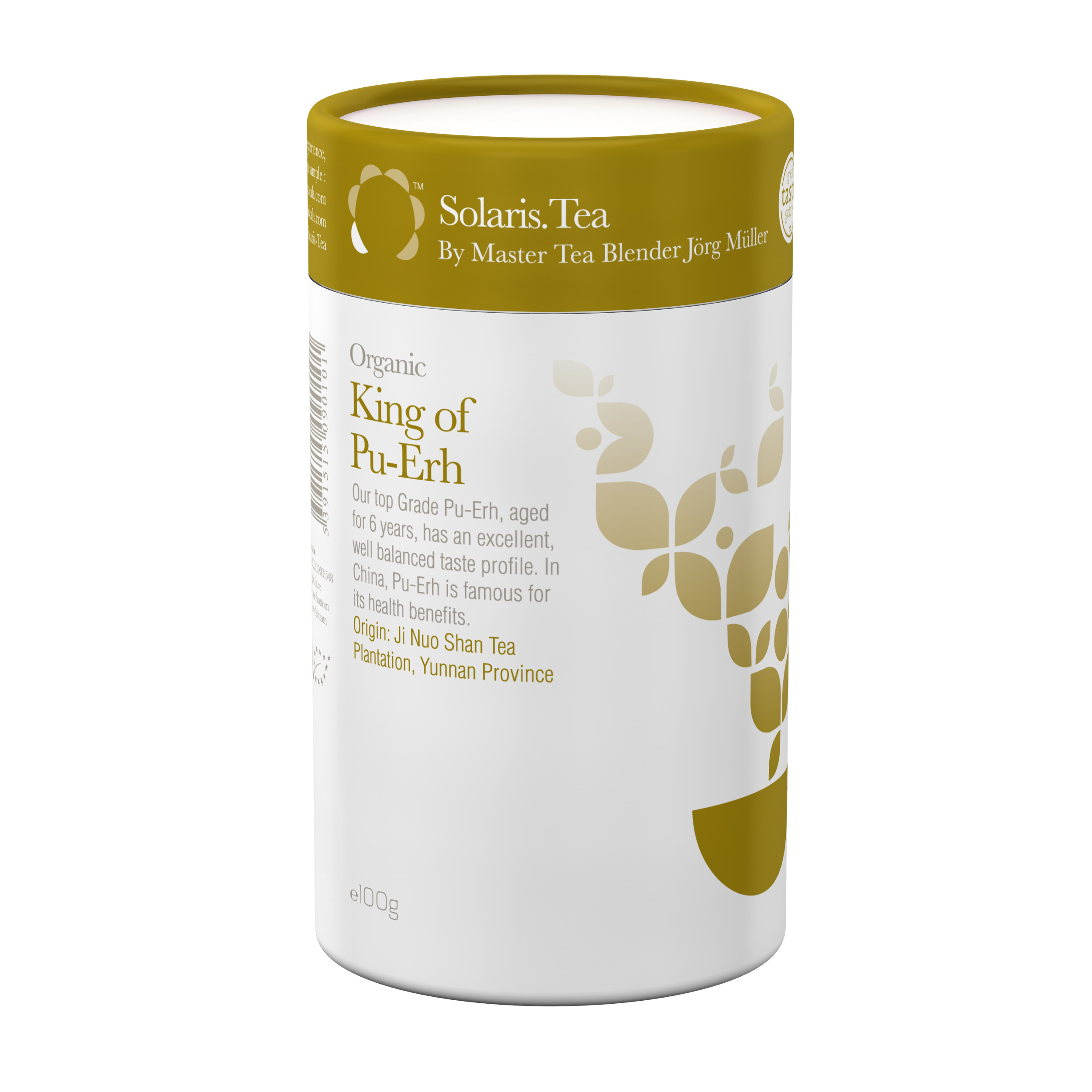 BIO King of Pu-Erh Zylinder, lose Blätter 100g