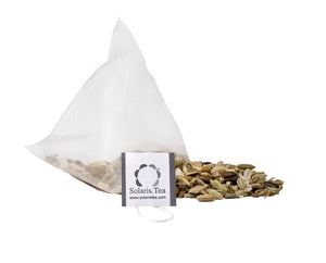 Solaris.Tea - New Bloom - Nourish & Support | Biologisch abbaubare Pyramiden- Teebeutel 15x2g BIO
