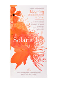 Solaris.Tea - Blooming - Restore & Harmonise | Biologisch abbaubare Pyramiden-Teebeutel, 15x2g BIO