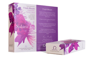 Solaris.Tea - Fresh Bloom - Soothe & Relax | Biologisch abbaubare Pyramiden-Teebeutel, 15x2g BIO