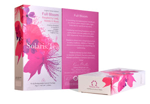 Solaris.Tea - Full Bloom - Nourish & Energise | Biologisch abbaubare Pyramiden-Teebeutel, 15x2g BIO