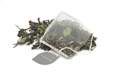 Laden Sie das Bild in den Galerie-Viewer, BIO Weißer Tee (Pai Mu Tan) 40x1,5g biologisch abbaubare, genähte Teebeutel