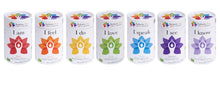Laden Sie das Bild in den Galerie-Viewer, BE BETTER CHAKRA - GESCHENKSET: 7x BIO Tees by Kerstin Linnartz, blended by Solaris Tea